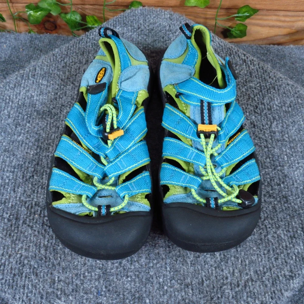 KEEN Newport H2 Kids Sport Water Sandals Size 6 Hiking Outdoor Blue Green